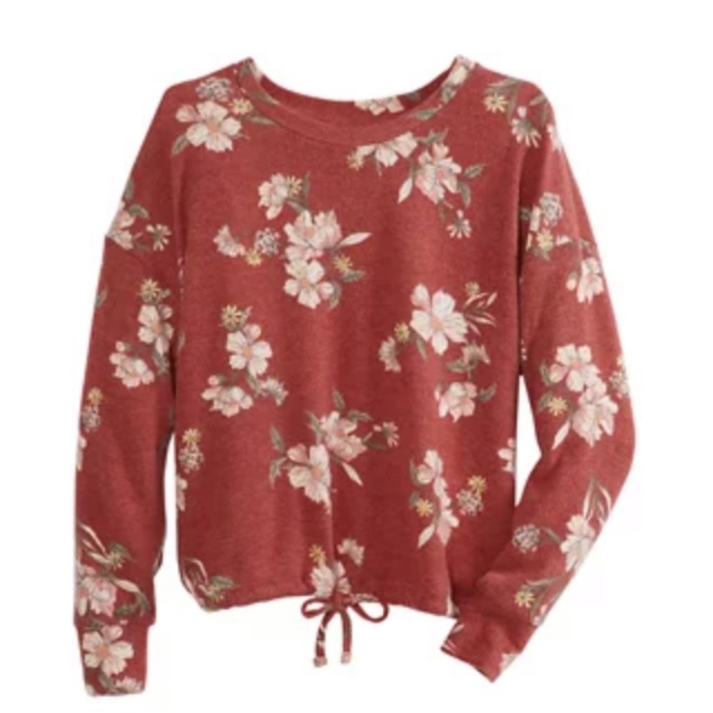 Nwt Moondance || Woman’s pull over floral sweater Sz Medium
